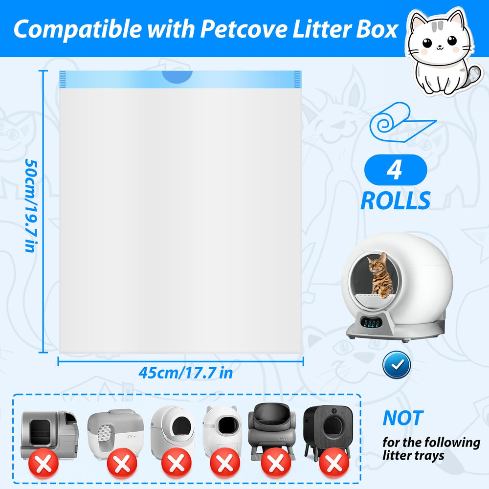 Runhike sacs Petcove nettoyage automatique, capture efficace des odeurs.