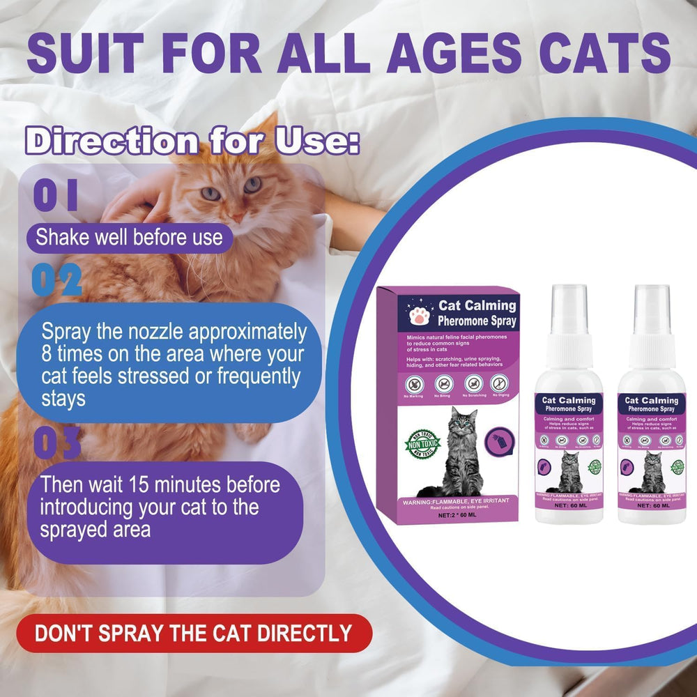 RUNMAT spray apaisant chat, évite la destruction des meubles par le chat.