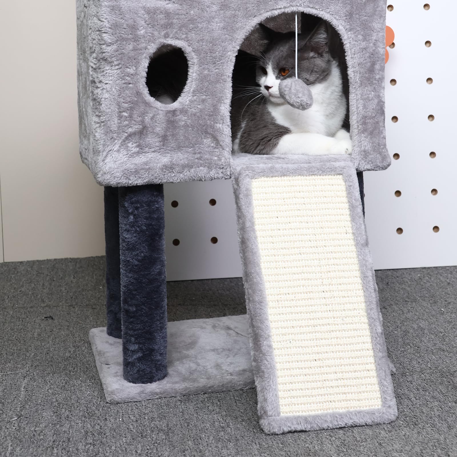 Runske Arbre Chat 41 pouces - design-minimaliste s’intègre à votre décor.