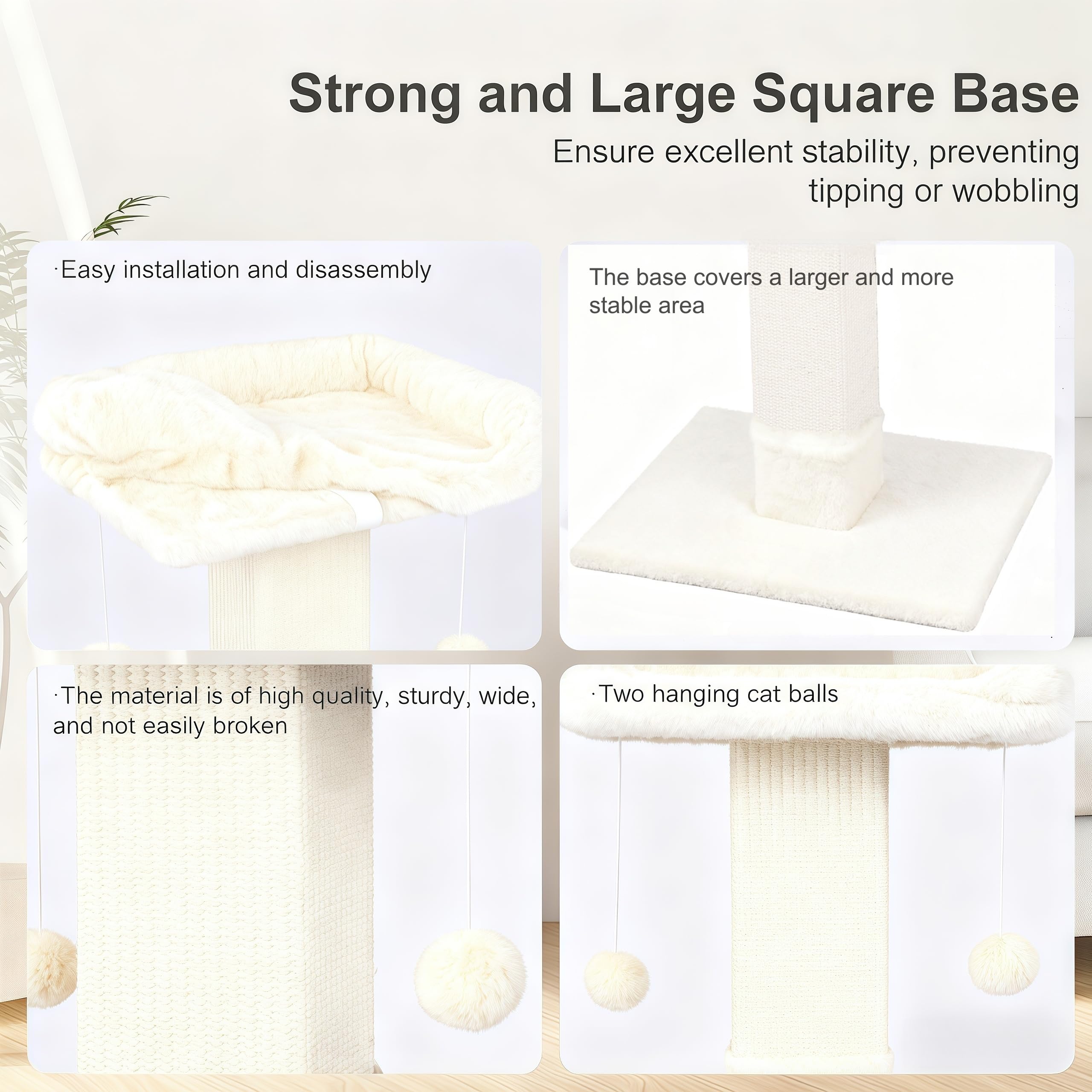 Runske couleur beige et blanc au design discret pour le salon