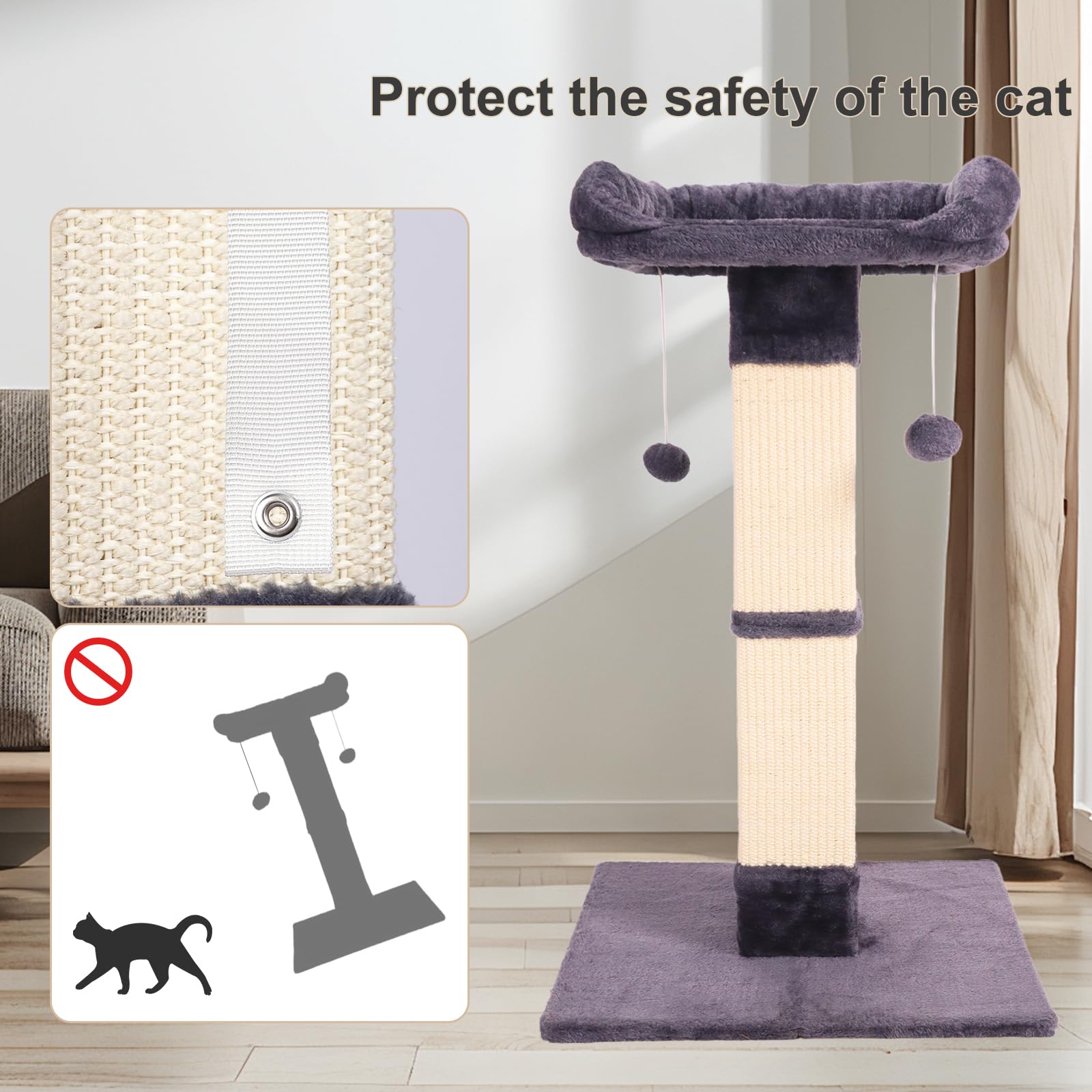 Runske design optimise espace – meuble vertical compact pour chats