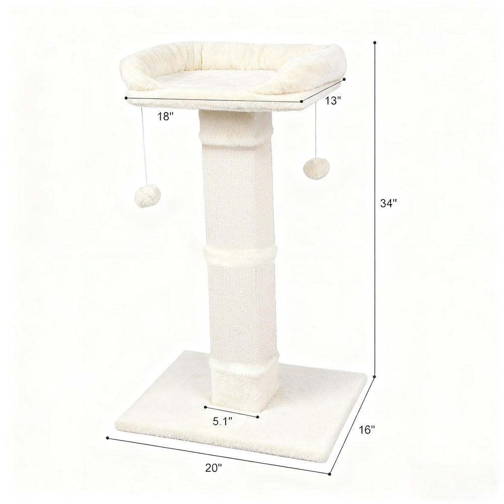 Runske grand perchoir peluche pour sieste et repos confortable