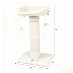 Runske grand perchoir peluche pour sieste et repos confortable
