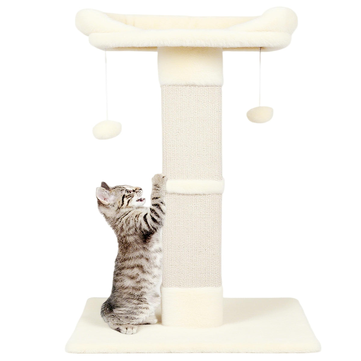 Runske poste de griffage en sisal 34 pouces pour chats actifs