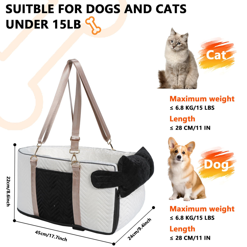 RUONARIER ceinture sécurité intérieure, fixation fiable pour petit chien