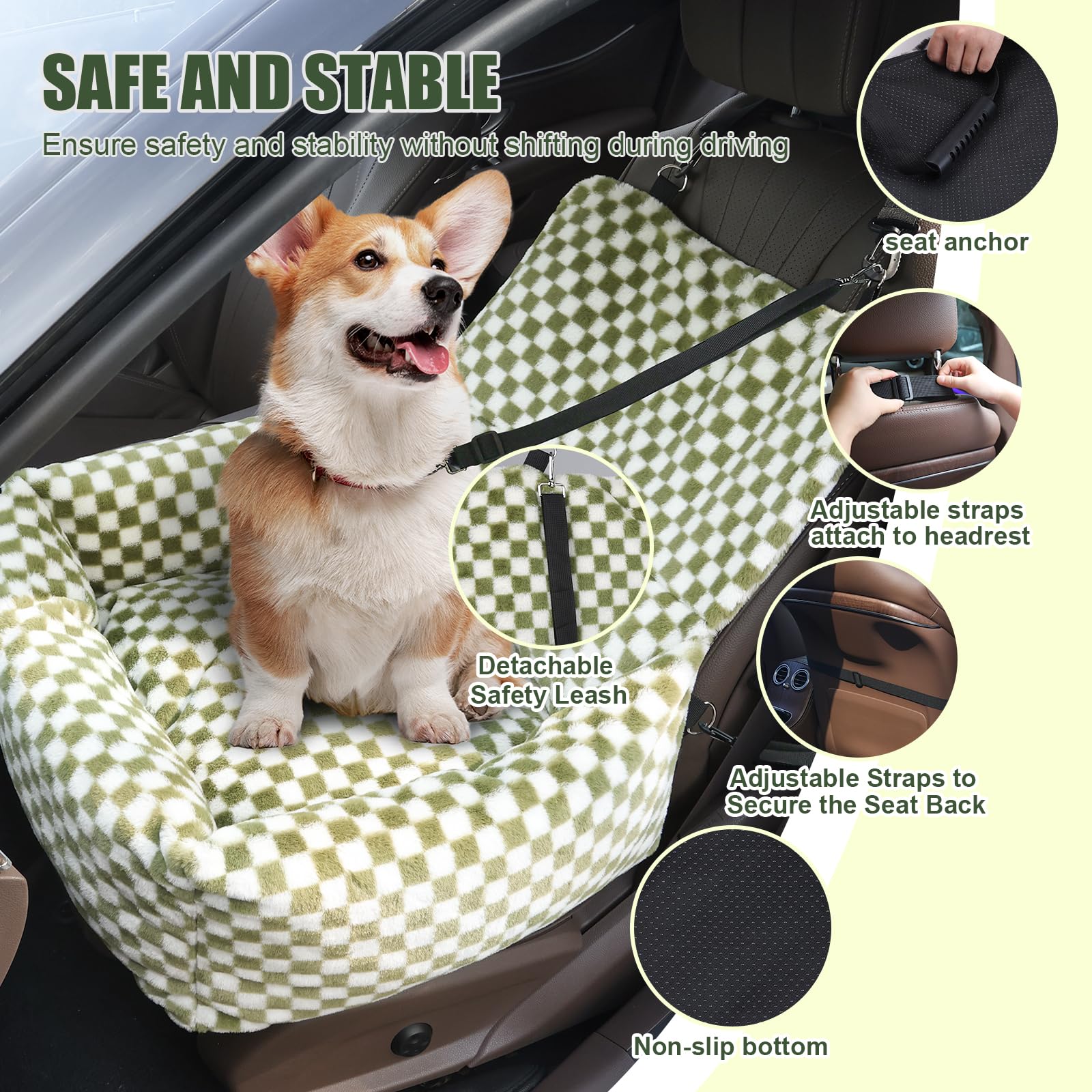 RUONARIER ceinture-securite protège votre chien en voyages.