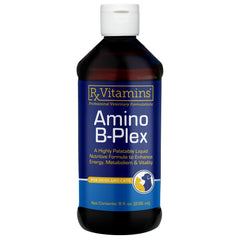 Rx Vitamins Amino B-Plex flacon 8oz, soutien énergie pour chiens et chats.