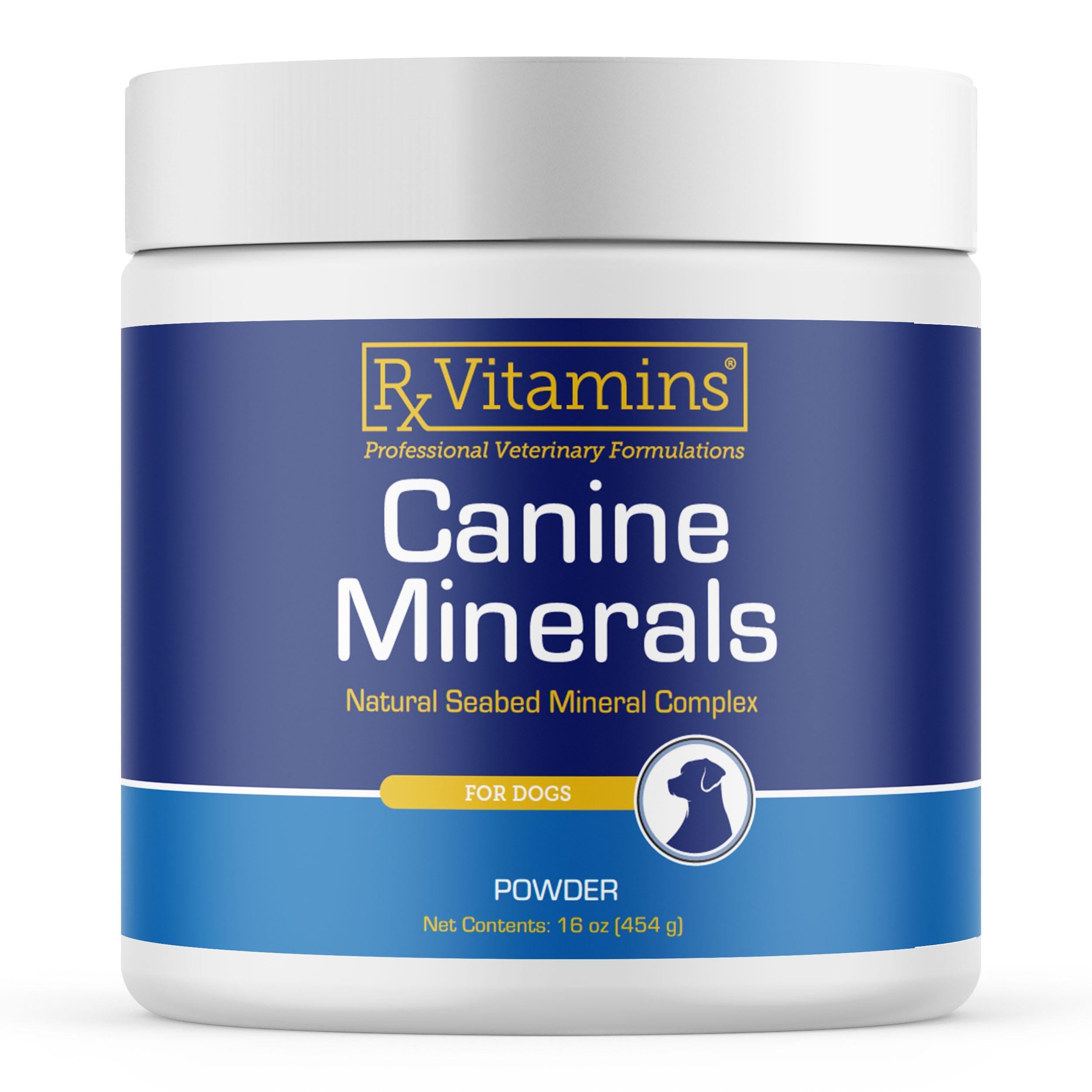 Rx Vitamins Canine Minerals - bouteille 16oz prête pour le soutien des os et mobilité