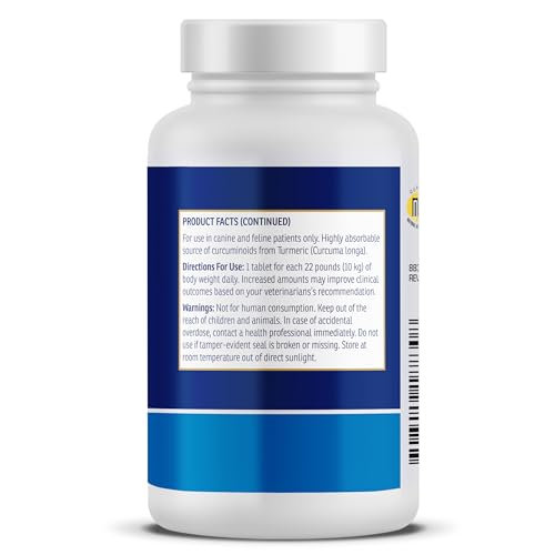 Rx Vitamins CurcuWIN: formule adaptée pour chiens et chats de tous âges.