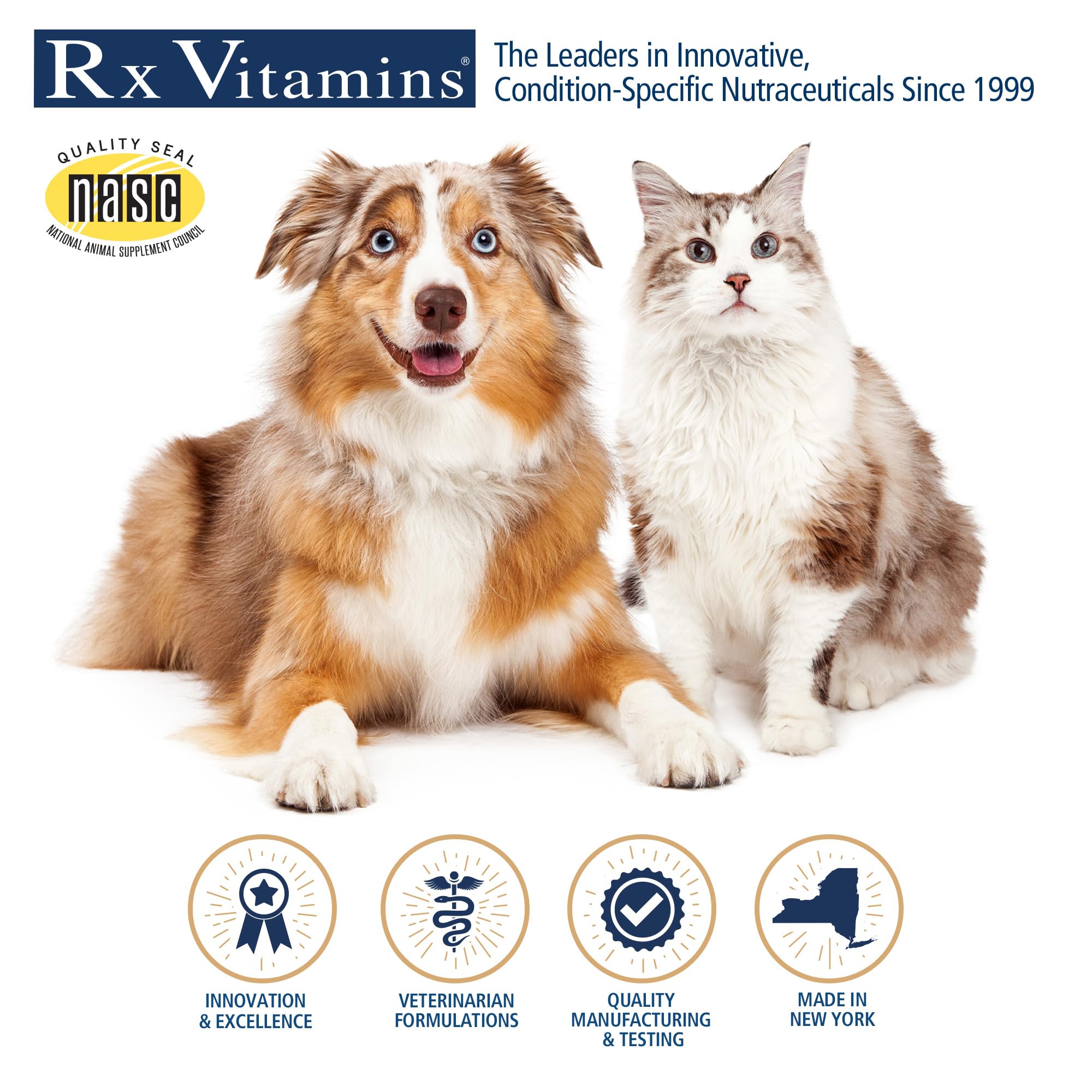 Rx Vitamins Phos-Bind formulation vétérinaire, sécurité et efficacité.