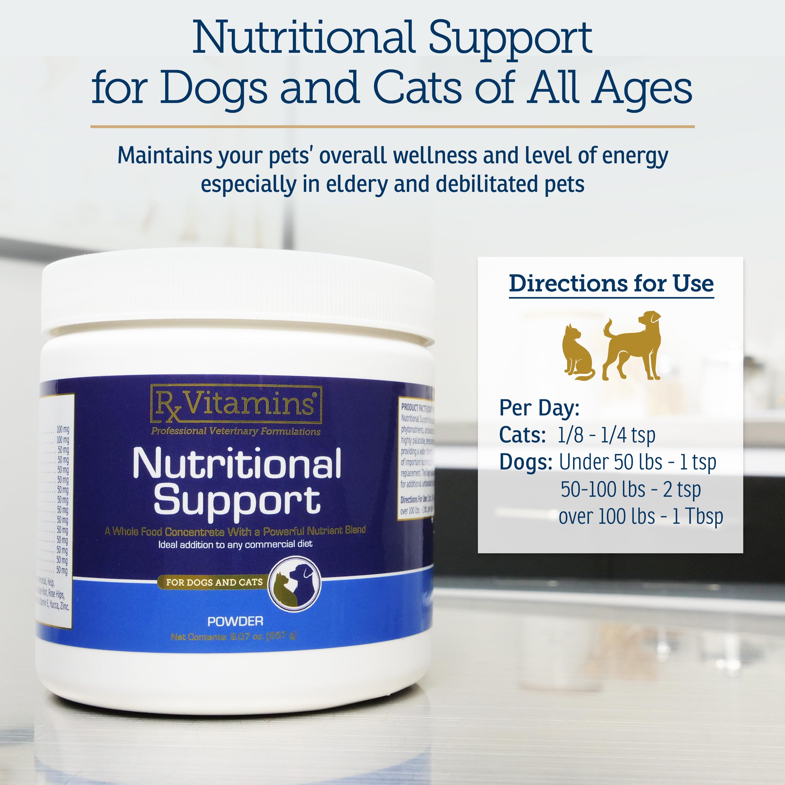 Rx Vitamins Soutien Nutritionnel – soutien immunitaire possible grâce à la vitamine C.