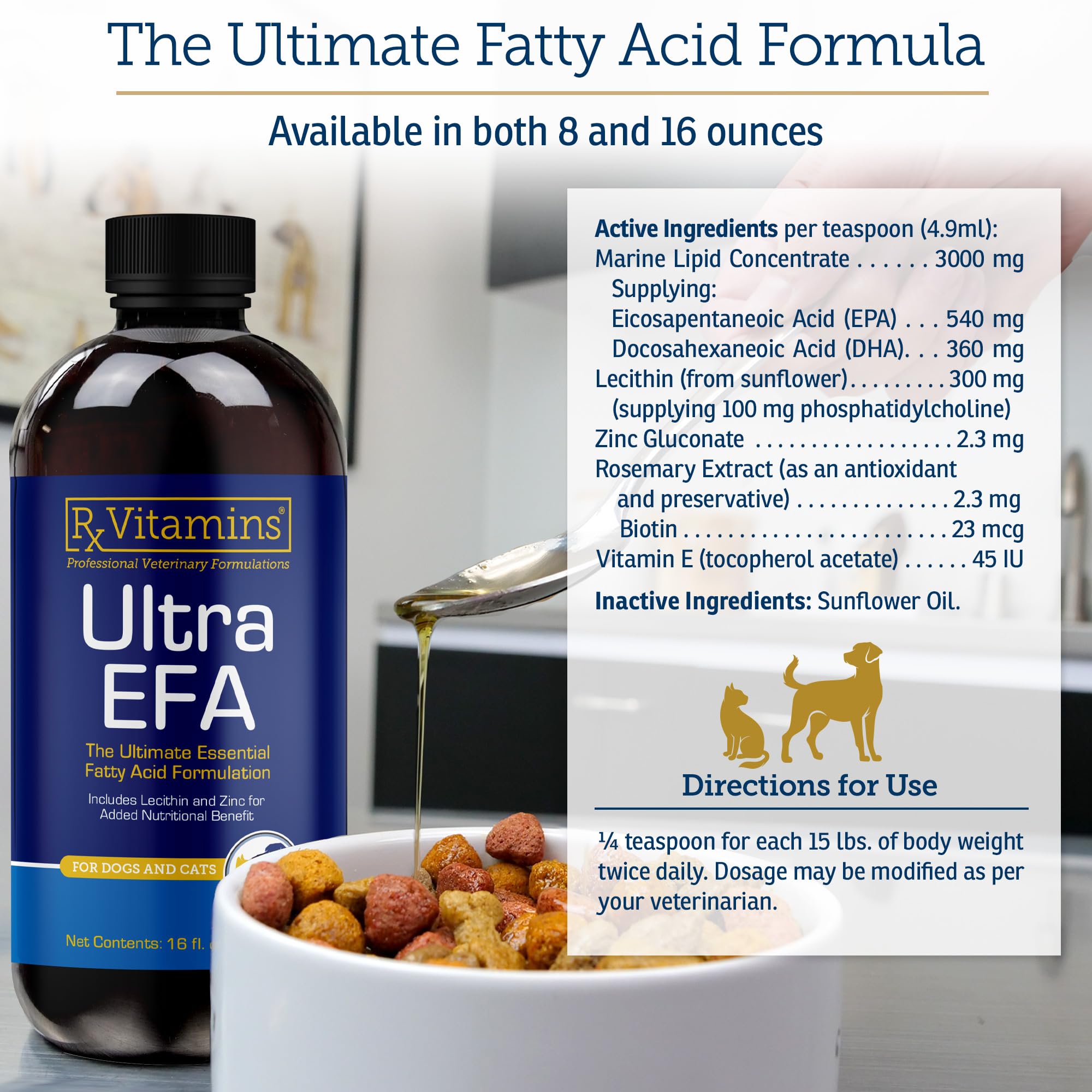 Rx Vitamins Ultra EFA – meilleure absorption des nutriments grâce à la formule.