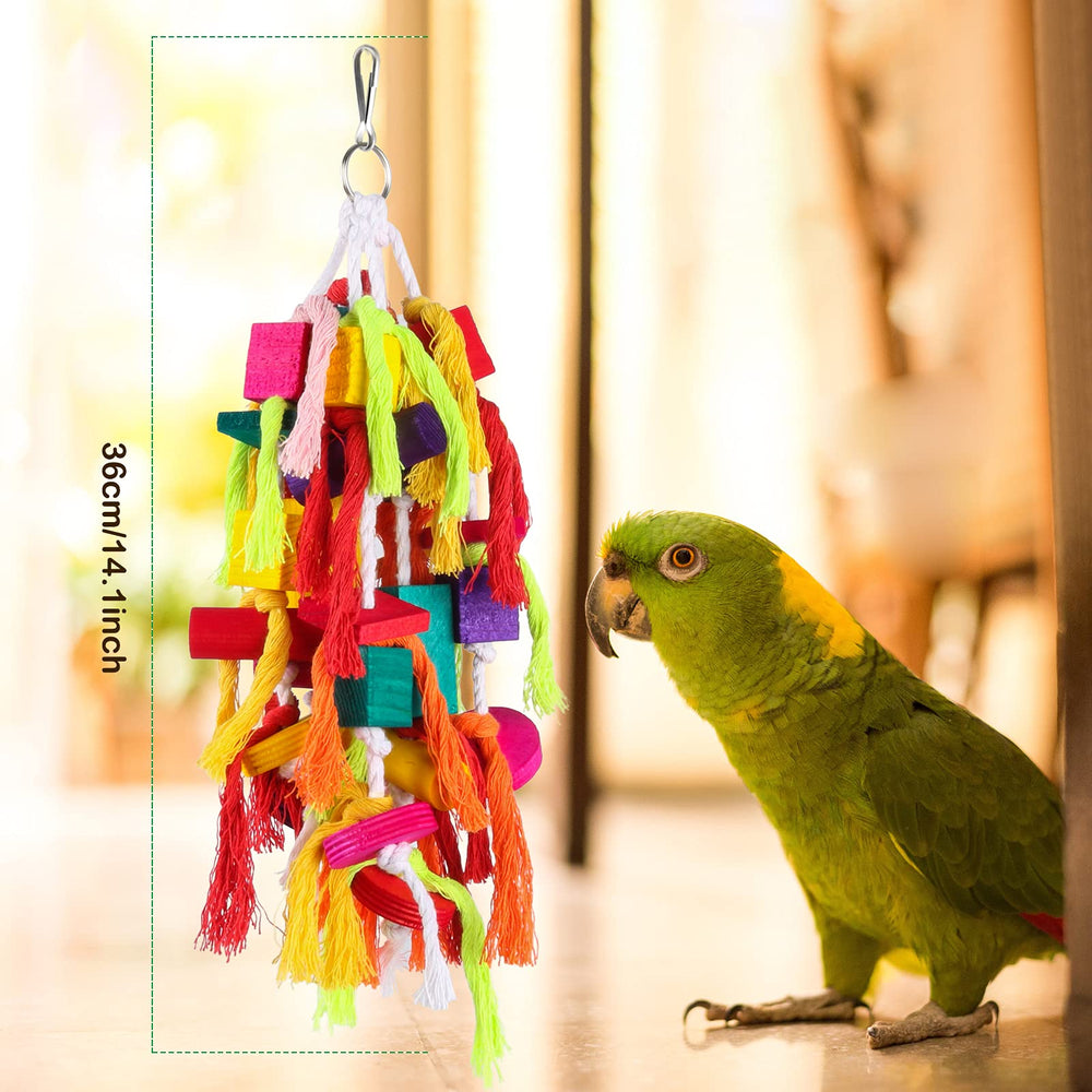 Jouet Rypet grande taille pour perroquet, idéal pour cages moyennes à grandes