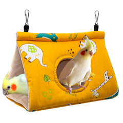 Rypet nid hiver velours jaune, hamac suspendu pour repos douillet.