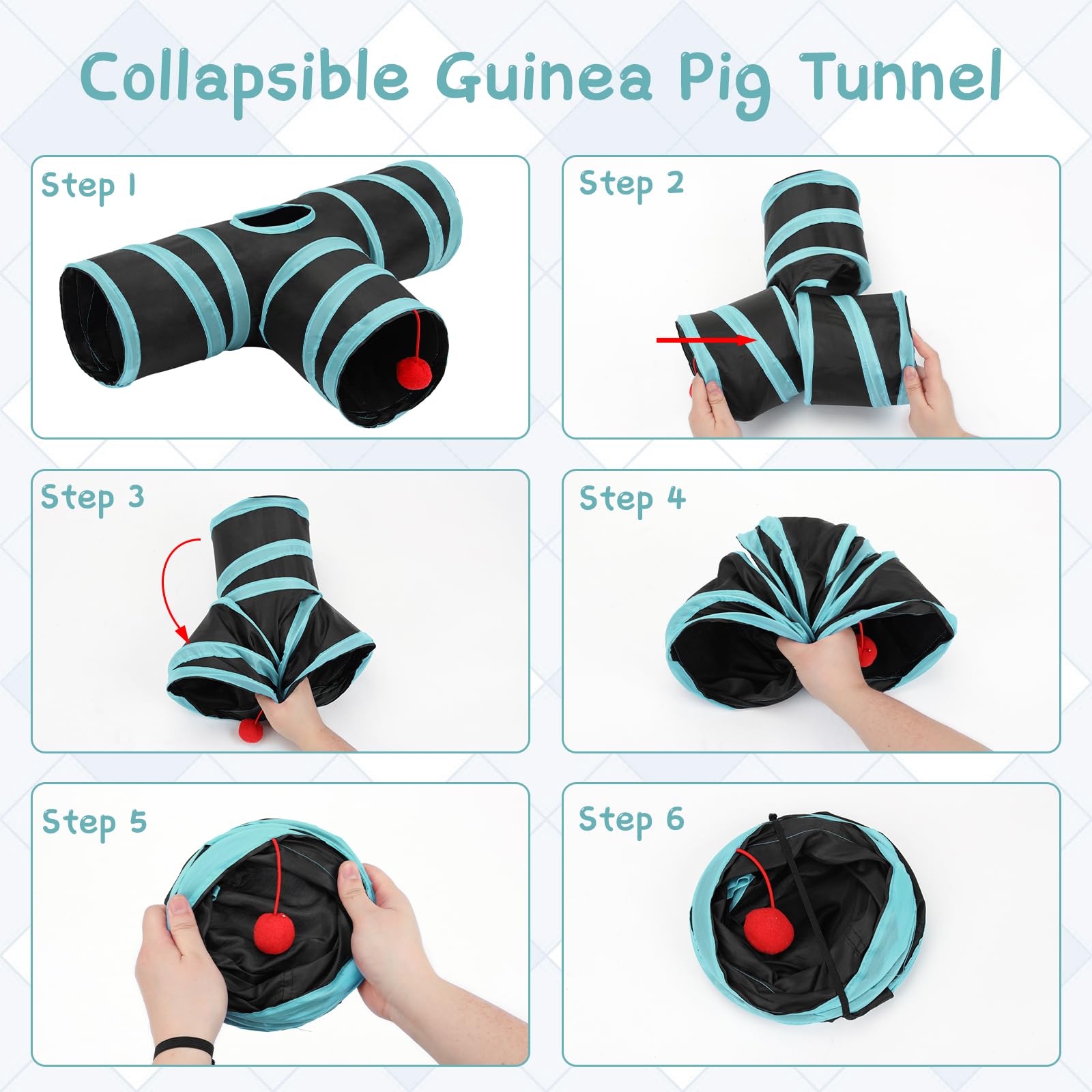 Compatibilité du tunnel Rypet avec cages et petits animaux