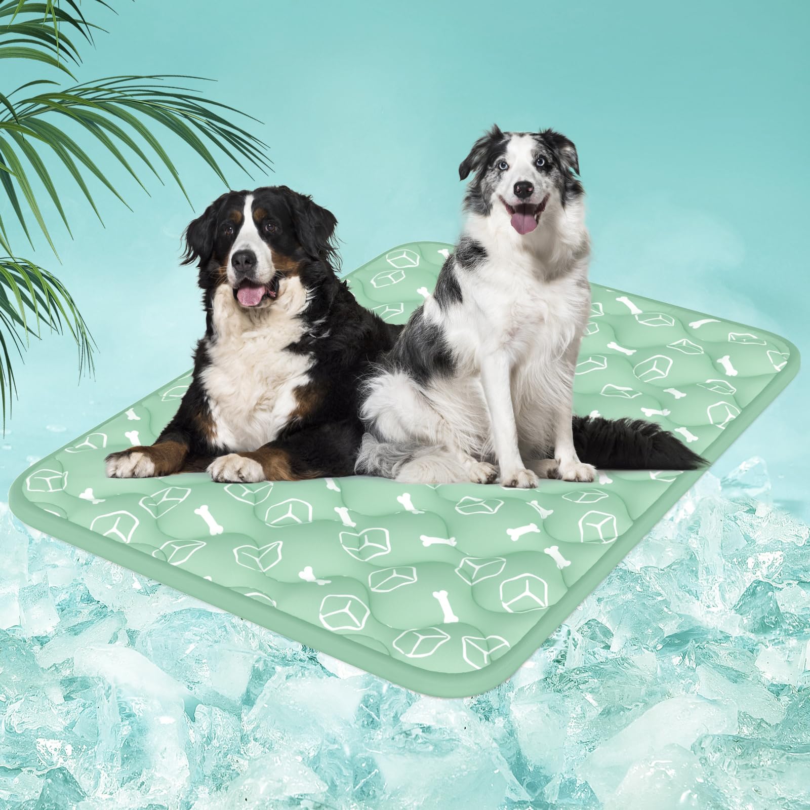 Rywell Tapis Refroidissant 2.0 — cœur Arc-Chill frais et durable pour chiens.