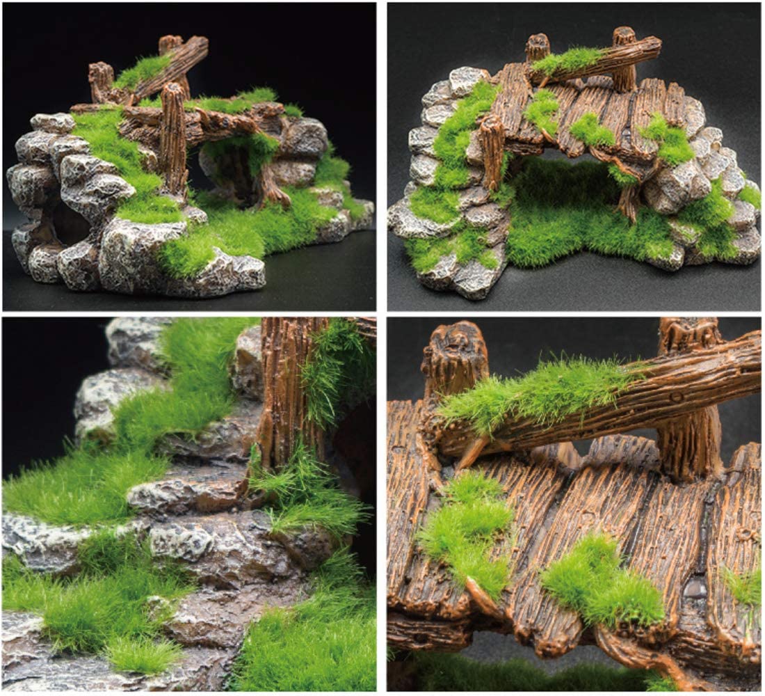 S-Lifeeling habitat crevette pour aquarium – cachette élégante pour petits crustacés