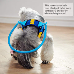 Harnais S-Lifeeling – confort et marche sécurisée pour chien aveugle.