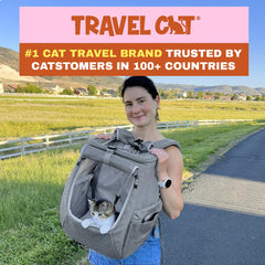 Votre Sac à Dos Chat offre un accès latéral rapide et pratique