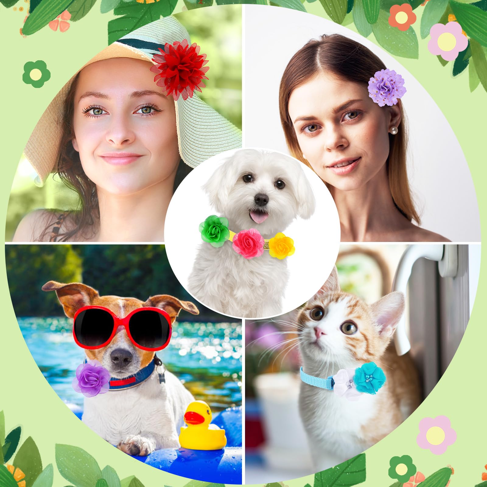 Sadnyy fleurs doux tissu chiffon, toucher agréable pour animaux sensibles.