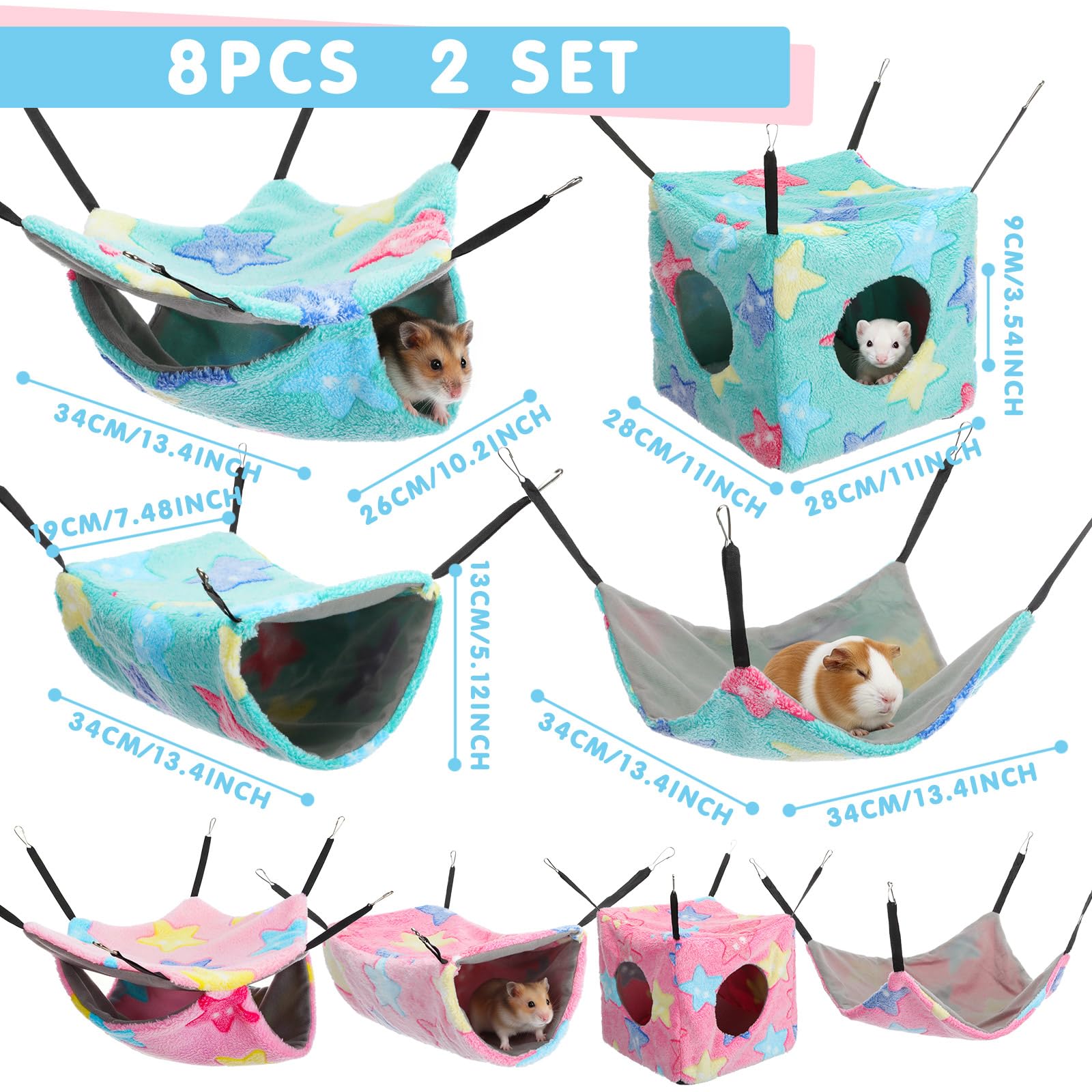 Sadnyy hamac ferret installation simple — fixation rapide dans la cage