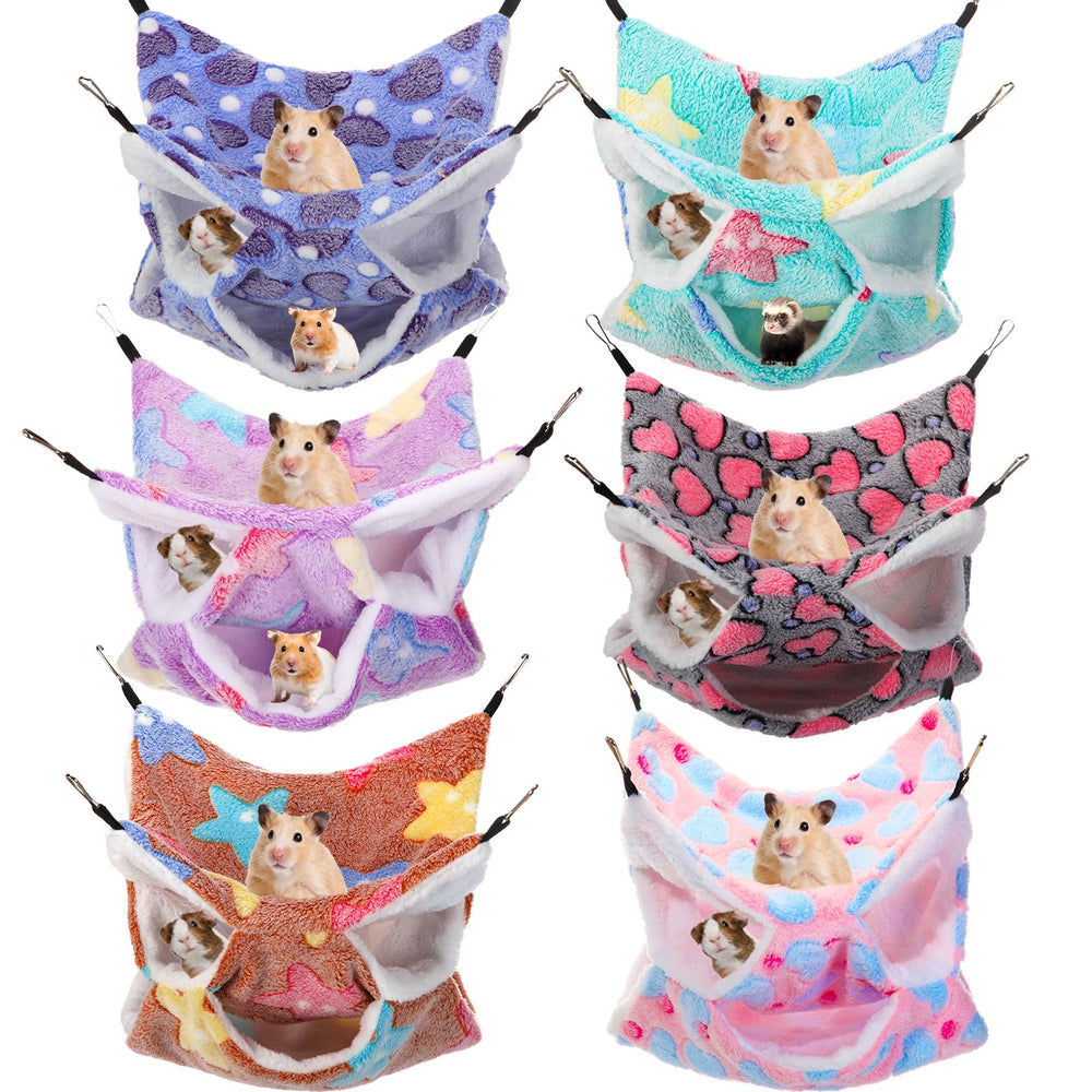 Hamac Sadnyy pour petits animaux à 3 niveaux, repos sûr et réconfortant.