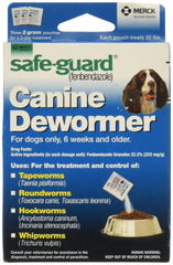 Safe-Guard vermifuge chien-poche-2g, facile à mélanger au repas.