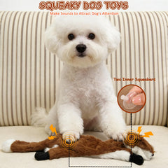 Sagildoq renard peluche: compagnon affectueux pour jeux quotidiens.
