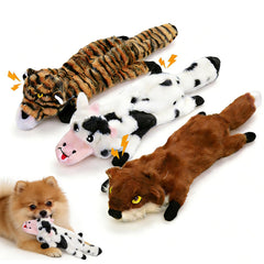 Sagildoq tigre peluche: jouet interactif et sûr pour chiot.