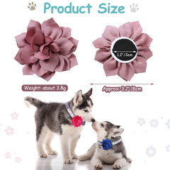 Saintrygo: fleurs pour collier chat multicolores, style et confort réunis.