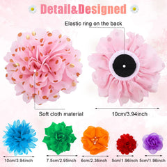 Saintrygo noeud fleur chien modele-1 – accessoire charmant et polyvalent pour diverses occasions.
