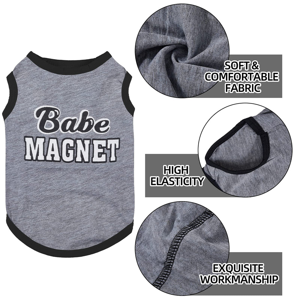 Saintrygo t-shirt chien texte amusant pour un style ludique.
