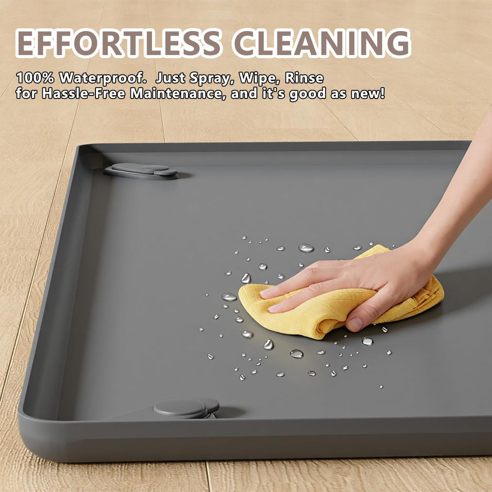 SAKAKI porte-tapis facile à nettoyer, nettoyage rapide au chiffon.