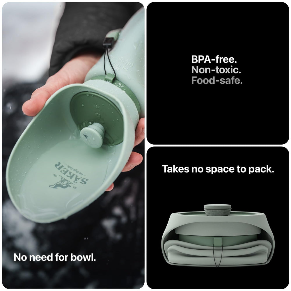 SÄKER sans BPA, matériau durable pour l'hydratation.