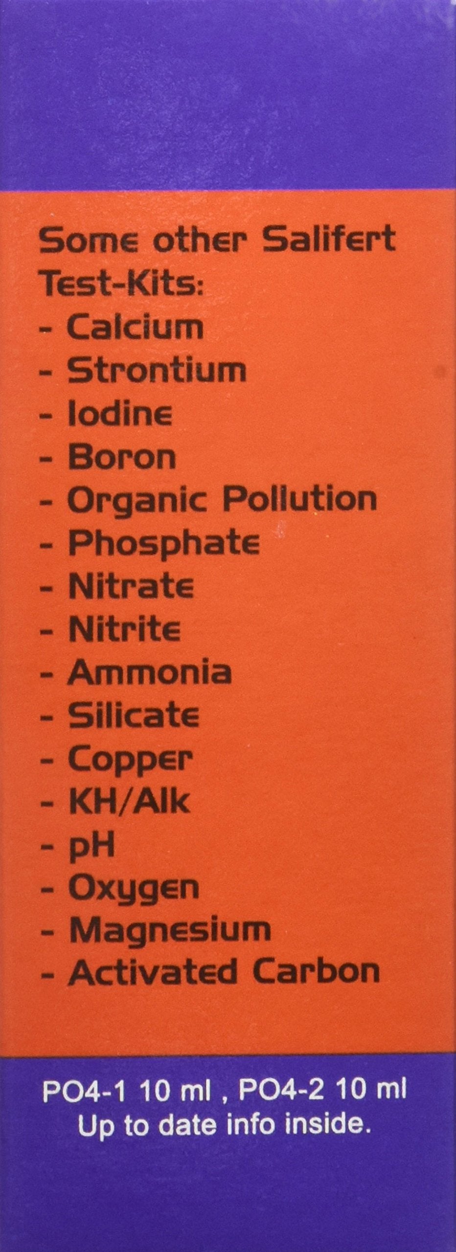 Comparateur couleur Salifert pour détection précise des phosphates dans l'eau.