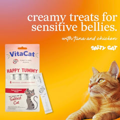 Salty Cat Happy Tummy – détail purée crème hydratante, texture onctueuse.