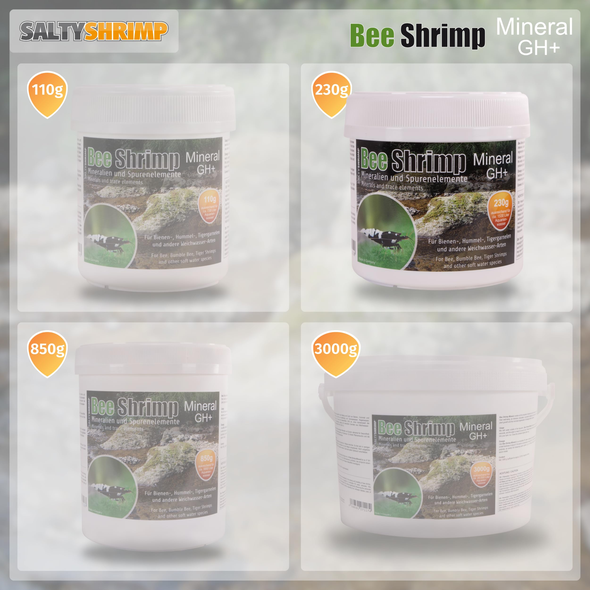 SALTYSHRIMP GH+ favorise la régénération microbienne du filtre.