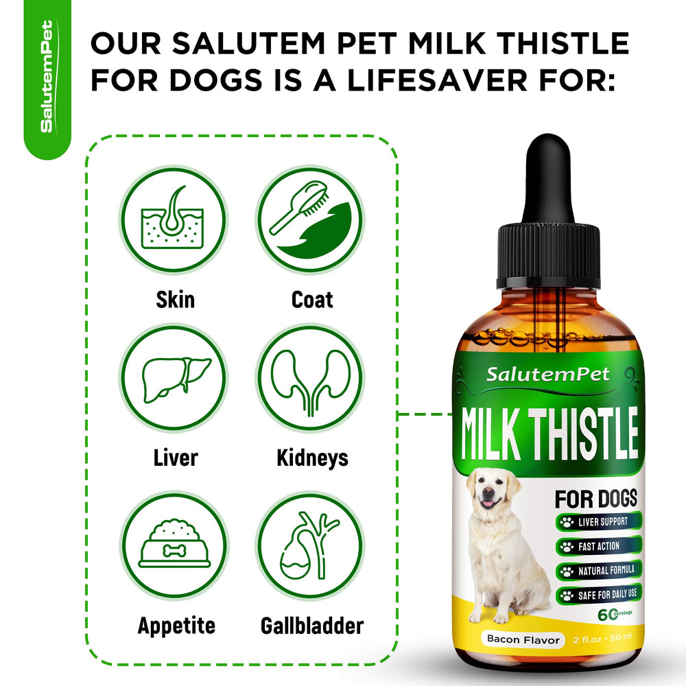 SalutemPet Chardon-Marie – ingrédients-naturels: formulation sans OGM et naturelle.