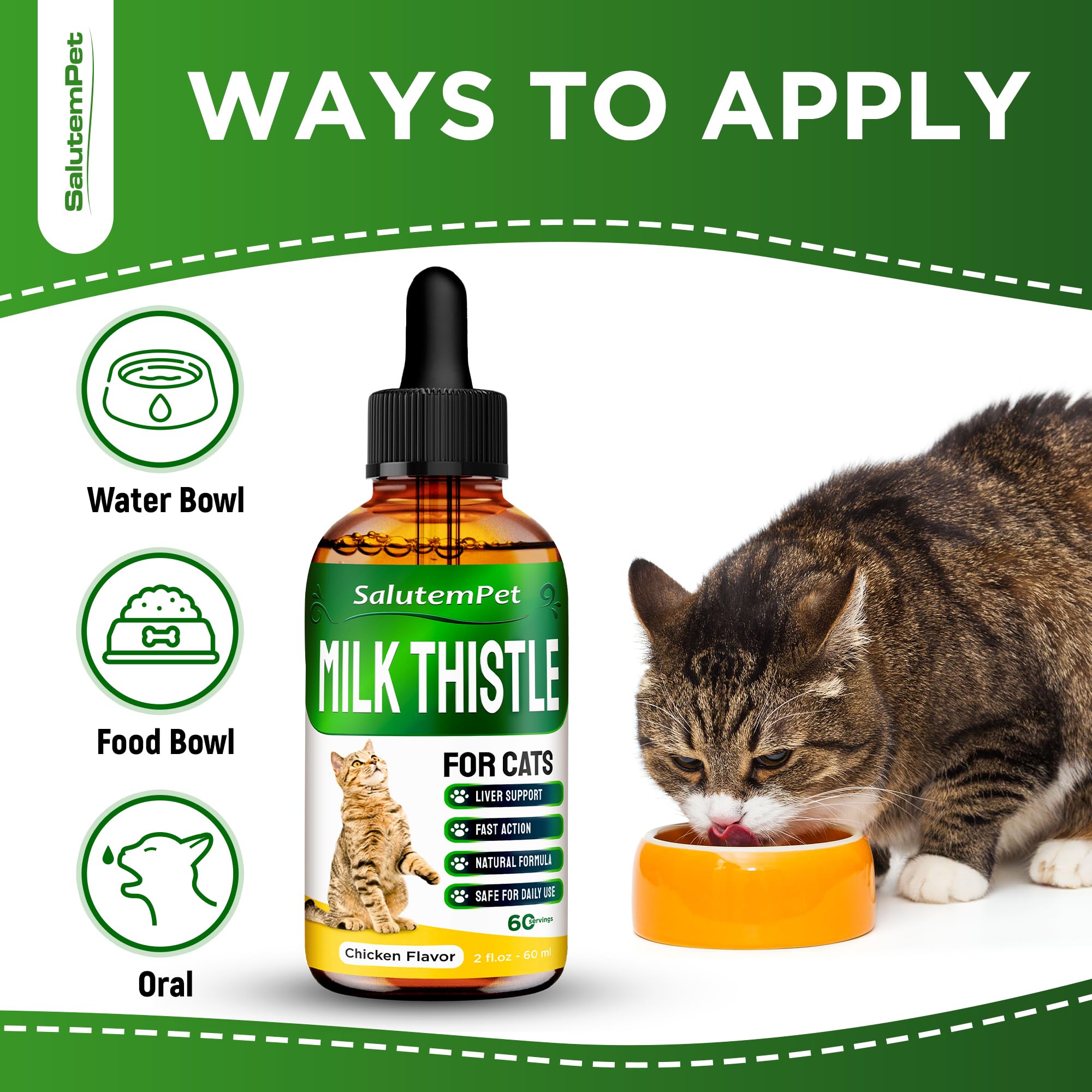 SalutemPet soutien-rein-chat, aide potentielle pour une fonction urinaire.