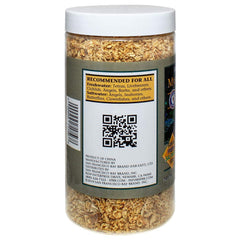Morceaux-minces de San Francisco Bay Brand Freeze-Dried Mysis Shrimp pour nourrir rapidement vos poissons.