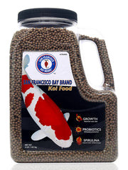 Koi San Francisco Bay Brand – pellets moyens pour croissance équilibrée et durable.