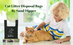 Sacs litière Sand Dipper, usage quotidien pratique pour la propreté domestique.