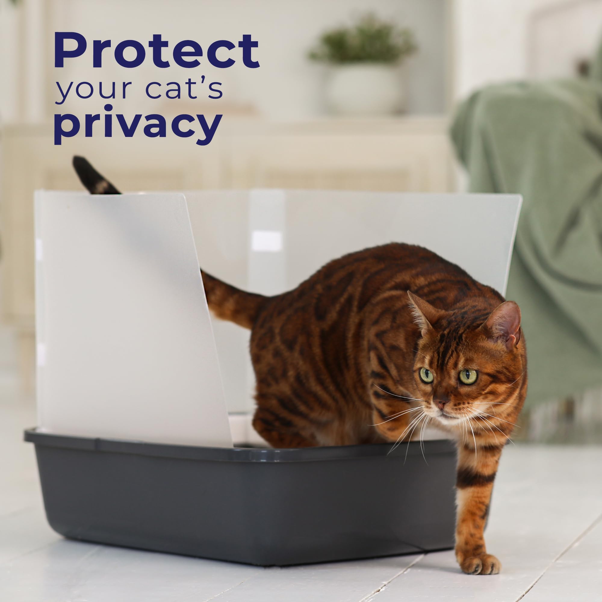 Sandpeak protection murale pour zone de litière: gain de place.