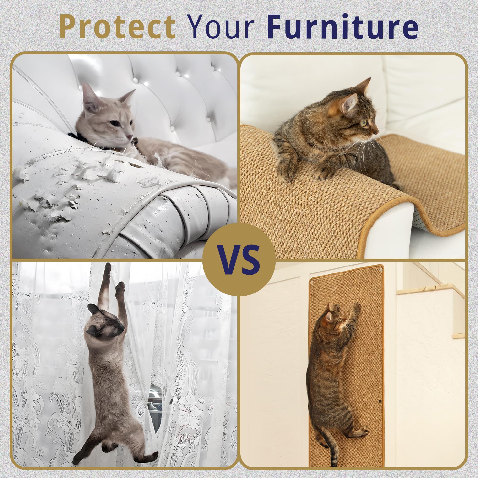 SANDPEAK Cat Wall Climber – protège les meubles en offrant un espace jeu