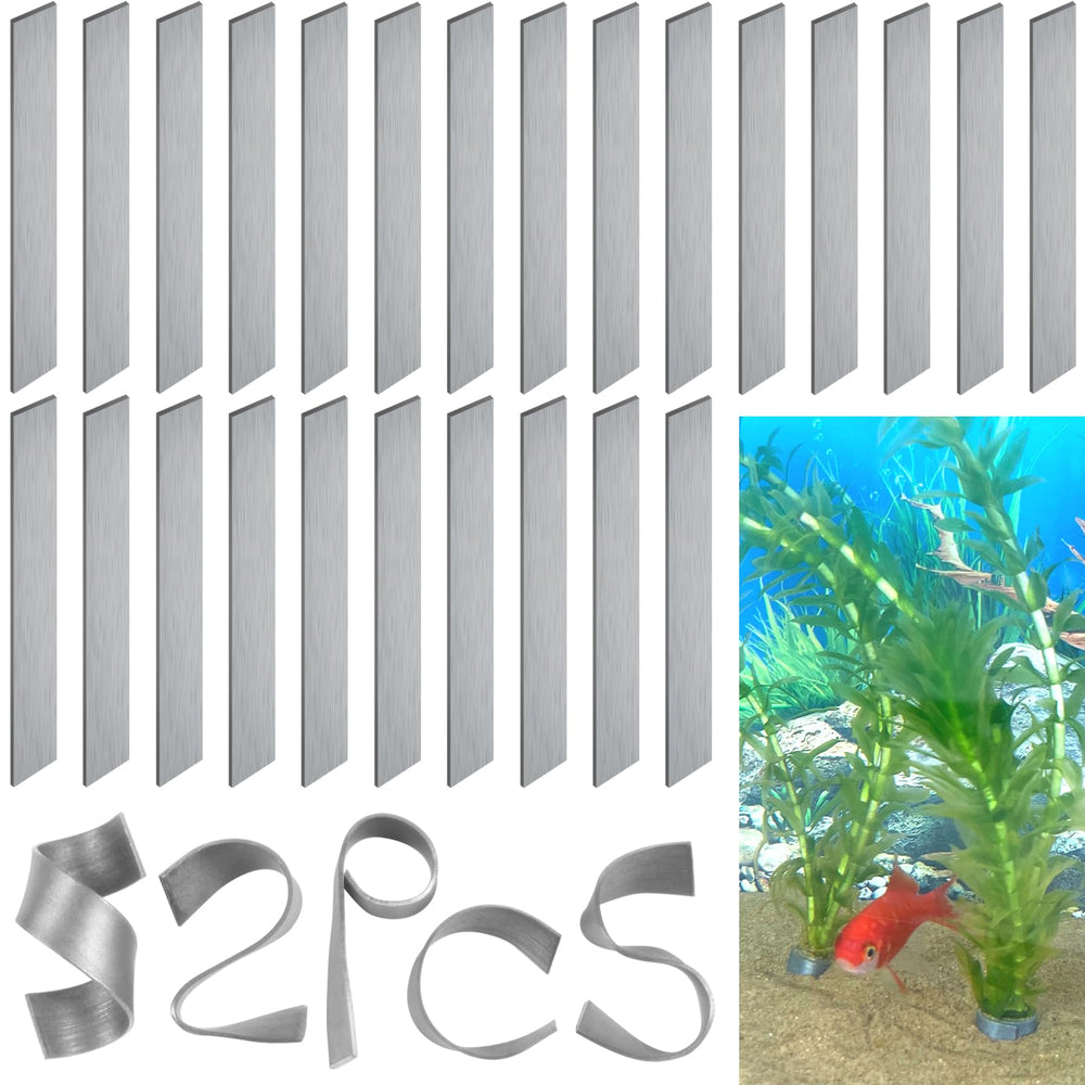 SANJHFF – ancrages-plantes-aquarium: 52 pièces pour maintenir les plantes en place.