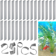 SANJHFF poches poids pour plante d'aquarium ensemble 25 pièces, stabilise les plantes.