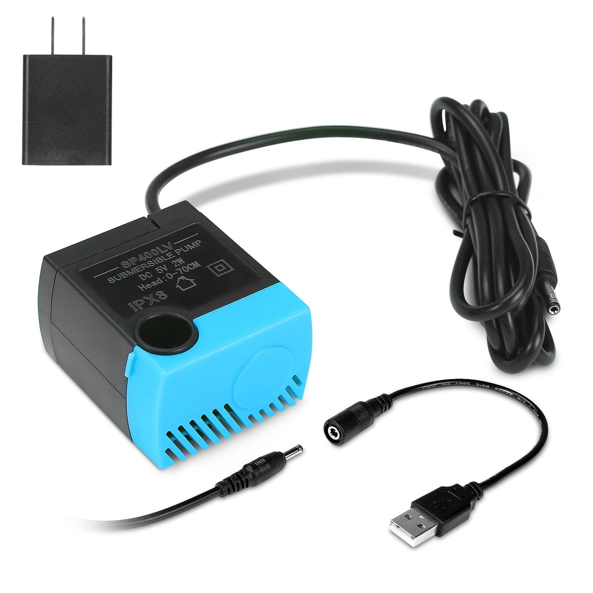 SANKLEV SP-400LV papillon : pompe silencieuse pour fontaine à chat