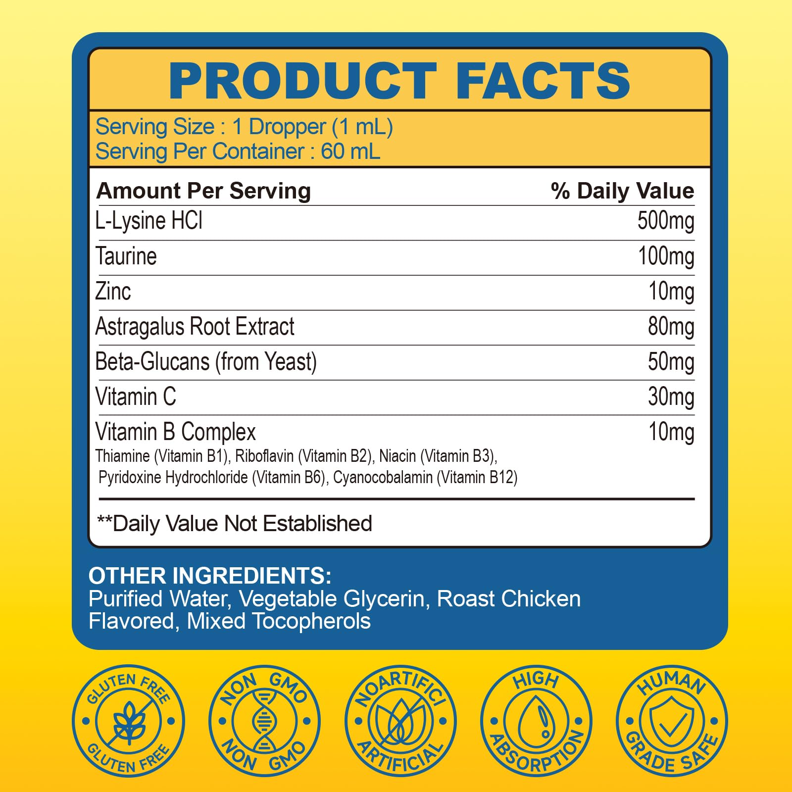 Bouteille pratique de 2 fl oz SANSICE L-Lysine