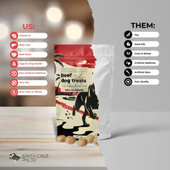 Ingrédients naturels Santa Cruz Paleo sans additifs, parfaits pour les envies naturelles du chien.