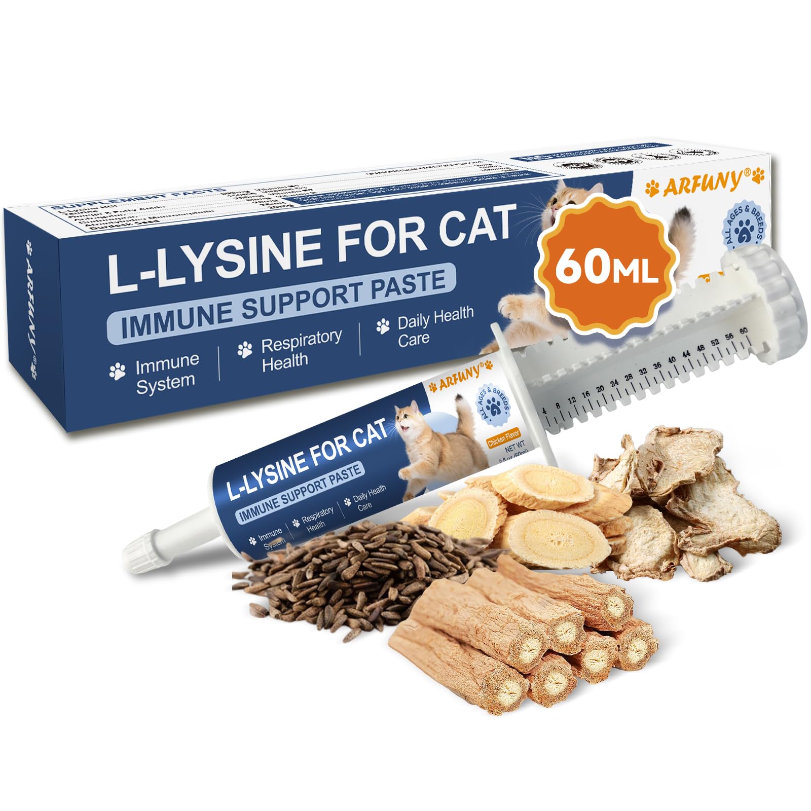 SANTKOL L-Lysine pour chats – bouteille, pratique à administrer au quotidien.